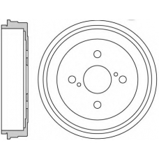 VBD82 MOTAQUIP Тормозной барабан
