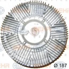 8MV 376 757-671 HELLA Сцепление, вентилятор радиатора