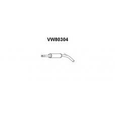 VW80304 VENEPORTE Предглушитель выхлопных газов