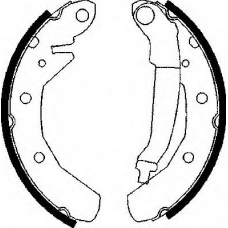 BS1056 QUINTON HAZELL Комплект тормозных колодок