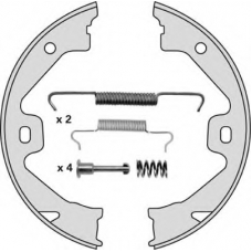 M811R MGA Комплект тормозных колодок, стояночная тормозная с