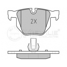 025 237 3217/PD MEYLE Комплект тормозных колодок, дисковый тормоз