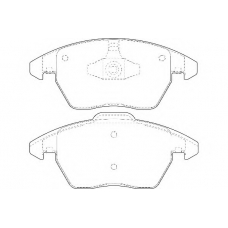WBP23589A WAGNER LOCKHEED Комплект тормозных колодок, дисковый тормоз