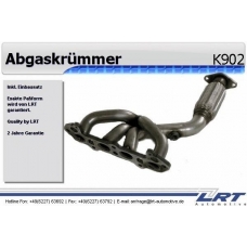 K902 LRT Коллектор, система выпуска