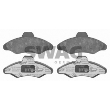 50 91 6038 SWAG Комплект тормозных колодок, дисковый тормоз