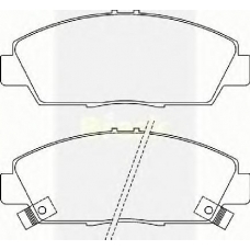 21879 00 701 10 BRECK Комплект тормозных колодок, дисковый тормоз