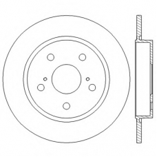 562599BC BENDIX Тормозной диск
