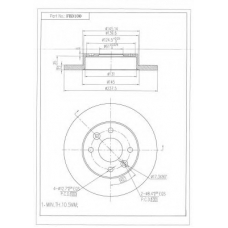 FBD100 FI.BA Тормозной диск