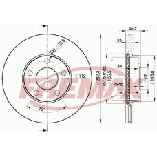 BD-5306 FREMAX Тормозной диск