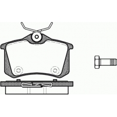 P3633.14 WOKING Комплект тормозных колодок, дисковый тормоз