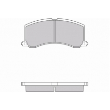 12-0684 E.T.F. Комплект тормозных колодок, дисковый тормоз