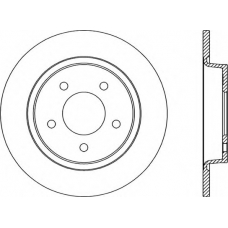 BDA2031.10 OPEN PARTS Тормозной диск