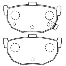 PN-2130 JNBK Колодки тормозные