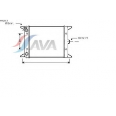 VW2013 AVA Радиатор, охлаждение двигателя