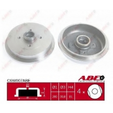 C6W007ABE ABE Тормозной барабан