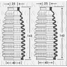 BSG3260 BORG & BECK Пыльник, рулевое управление