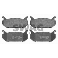 50 91 6194 SWAG Комплект тормозных колодок, дисковый тормоз
