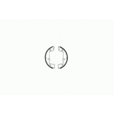 09-0253 E.T.F. Комплект тормозных колодок, стояночная тормозная с