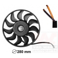 0318746 VAN WEZEL Вентилятор, охлаждение двигателя