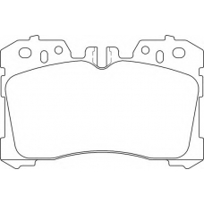 LVXL1648 MOTAQUIP Комплект тормозных колодок, дисковый тормоз