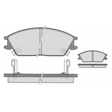 RA.0457.1 RAICAM Комплект тормозных колодок, дисковый тормоз
