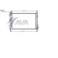 FDA2335 GERI Радиатор, охлаждение двигател