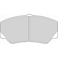 AVR126 ABEX Комплект тормозных колодок, дисковый тормоз