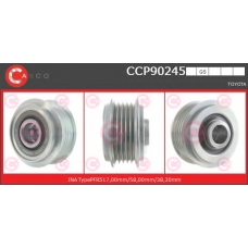 CCP90245GS CASCO Ременный шкив, генератор