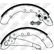 FN0537 NiBK Комплект тормозных колодок