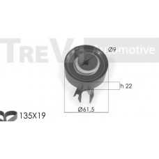 KD1161 TREVI AUTOMOTIVE Комплект ремня ГРМ