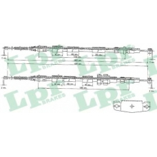 C1089B LPR Трос, стояночная тормозная система