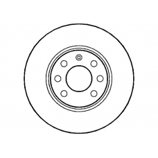 NBD1108 NATIONAL Тормозной диск
