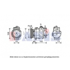 852651N AKS DASIS Компрессор, кондиционер
