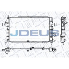 RA0201010 JDEUS Радиатор, охлаждение двигателя