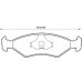 571914S STOP Комплект тормозных колодок, дисковый тормоз