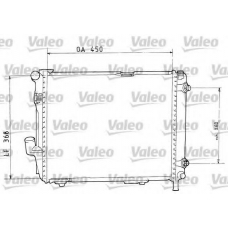 819374 VALEO Радиатор, охлаждение двигателя