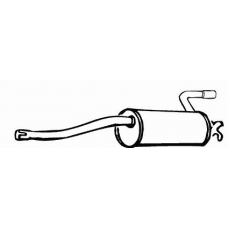 21615 WALKER Глушитель выхлопных газов конечный