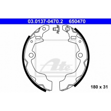 03.0137-0470.2 ATE Комплект тормозных колодок