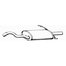 14334 WALKER Глушитель выхлопных газов конечный