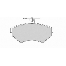 FD6777A NECTO Комплект тормозных колодок, дисковый тормоз