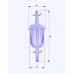 FI 3142 UNICO FILTER Топливный фильтр