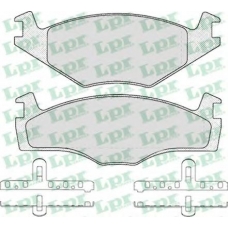 05P224 LPR Комплект тормозных колодок, дисковый тормоз