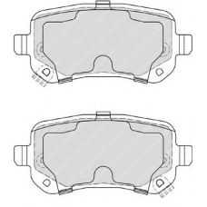 FDB4196 FERODO Комплект тормозных колодок, дисковый тормоз