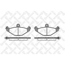 356 010-SX STELLOX Комплект тормозных колодок, дисковый тормоз