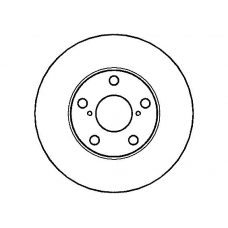 NBD1211 NATIONAL Тормозной диск