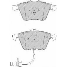 FDB1827 FERODO Комплект тормозных колодок, дисковый тормоз
