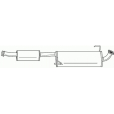 40685 SIGAM Глушитель выхлопных газов конечный