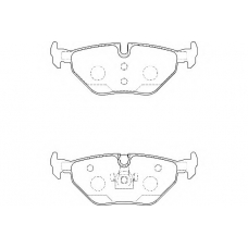 WBP21934B WAGNER LOCKHEED Комплект тормозных колодок, дисковый тормоз