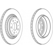 DDF1551-1 FERODO Тормозной диск