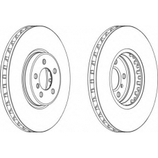 DDF1746 FERODO Тормозной диск
